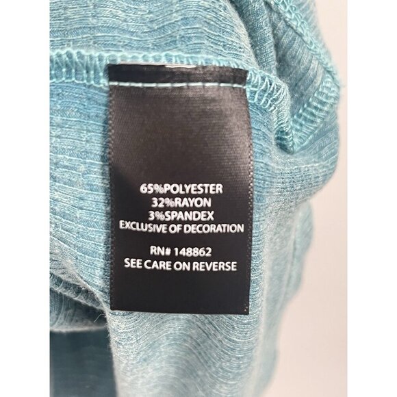 Torrid Blue Tank Top Boho Sz 2X NWT - Picture 4 of 5